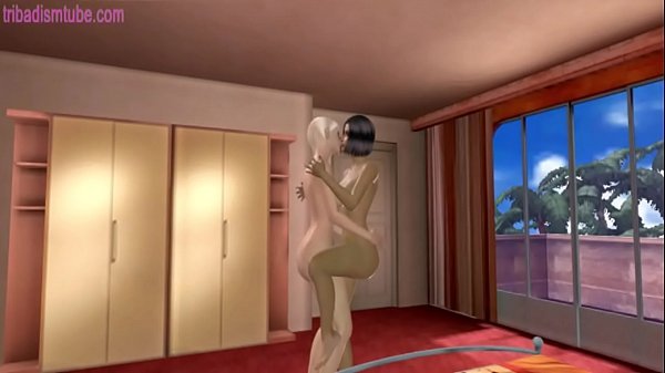 lesbian 3D tribbing